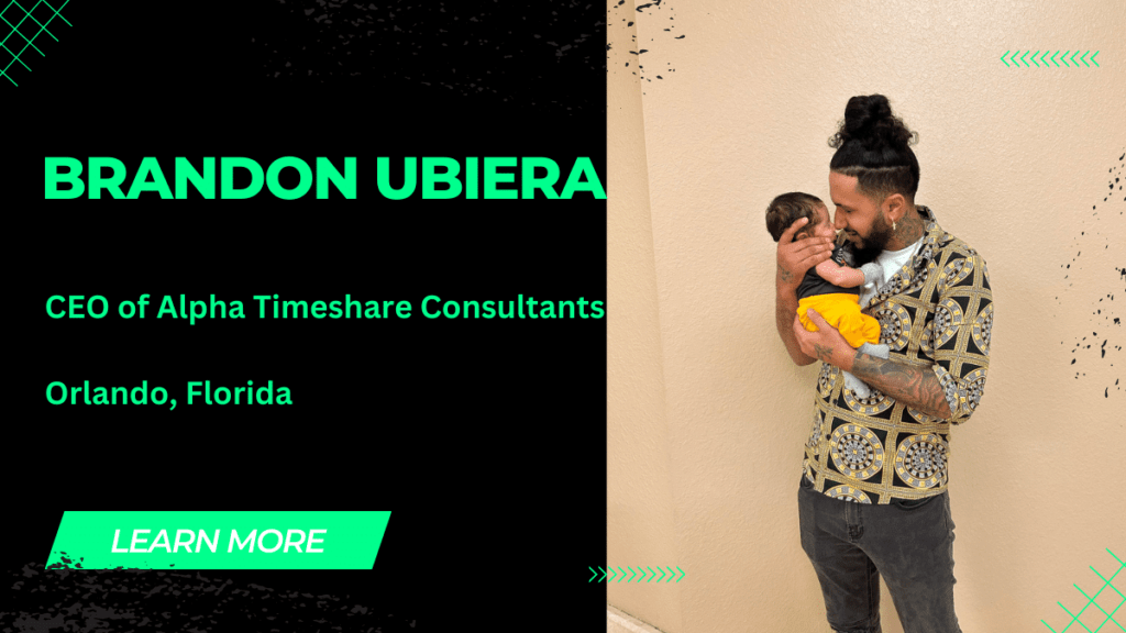 CEO of Alpha Timeshare Consultants Brandon Ubiera